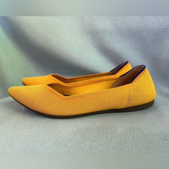 Rothy’s The Point Flats in RETIRED Color: Marigold Yellow - Size 7 - Picture 6 of 10